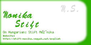 monika stift business card